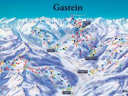 Trail map Graukogel – Bad Gastein