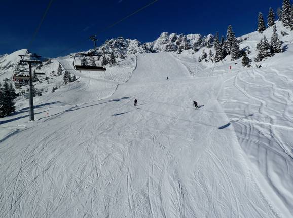 Descent at the Glattjochbahn