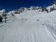 Descent at the Glattjochbahn