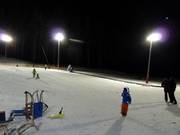 Night skiing