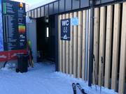 Well-maintained toilets at the 8-seater chairlift Familienglück