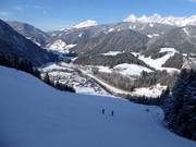 Challenging slope "Black Queen" on the Reiteralm