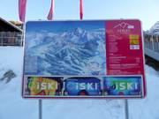 Slope map at the valley station in Mieders