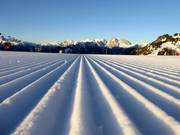 First-class slope grooming in the Civetta ski area