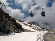 Summer skiing up to the Tuxer Fernerhaus at 2,660 m