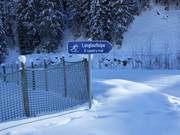 Cross-country ski trail in Angertal