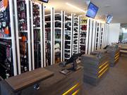 Well-maintained ski rental at the valley station