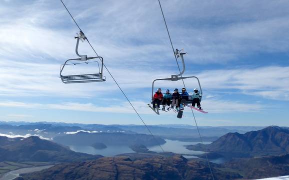 New Zealand: best ski lifts – Lifts/cable cars Treble Cone