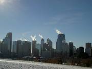 View of the sky line of Calgary 