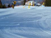 Groomed slope in Folgaria-Fiorentini