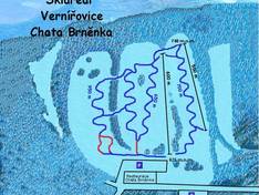 Trail map Brněnka – Vernířovice