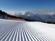 Very good slope grooming at Patscherkofel