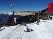 Start of the toboggan run