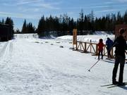 Start of the cross-country trails in Štrbské Pleso
