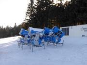 High-performance snow cannons in Zieleniec