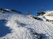 Mogul slope at the Jochalpe chairlift