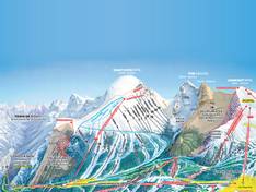 Trail map Banff Sunshine