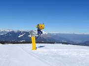 High-performance snow cannon in the Folgaria/Fiorentini ski area