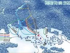 Trail map Bellefontaine
