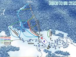 Trail map Bellefontaine