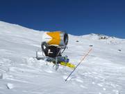 High-performance snow cannon in Grimentz