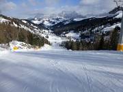 Slope from Arabba to Campolongo Pass