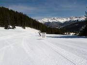 Special slope for slower skiing