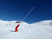Snow-making lance in the ski resort of Saint-Lary-Soulan