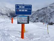 Slope signage in Sölden
