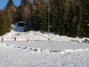 The ice skating rink is also very popular with the little ones.