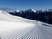 Perfectly groomed slopes