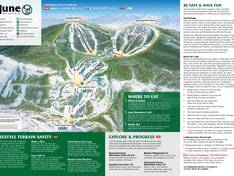 Trail map June Mountain