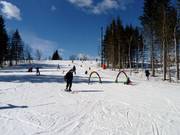 Family-friendly slope at the Nybegynner lifts