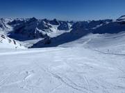 Panorama downhill run