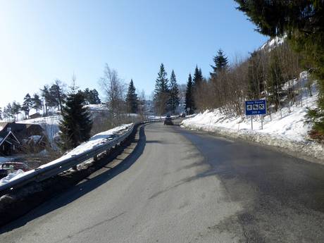 Hordaland: access to ski resorts and parking at ski resorts – Access, Parking Voss Resort