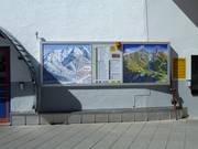 Orientation board at the valley station