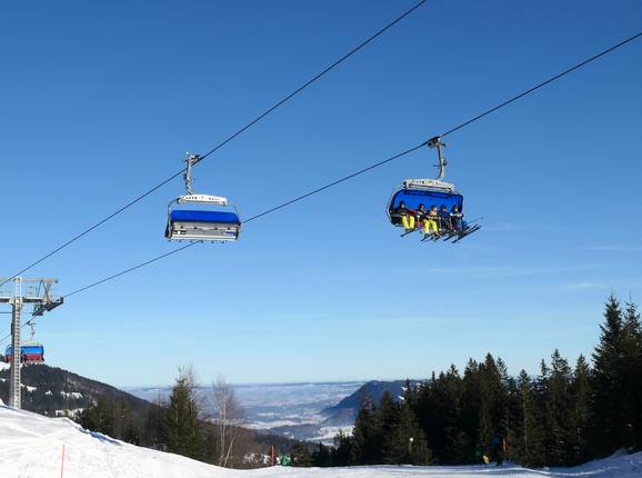 Gipfel 6er - 6pers. High speed chairlift (detachable) with bubble