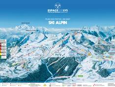 Trail map Praz de Lys/Sommand (Taninges/Mieussy)