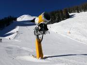 Snow cannon in the ski resort