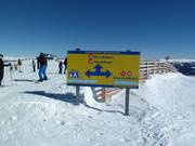 Clear signposting at Aineck