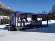 Well-maintained ticket area