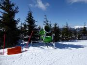 Snow cannon in the ski resort of Špindlerův Mlýn