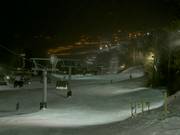 Night skiing