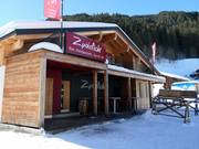 Twilight at the valley station in Gaschurn