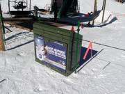 Waste separation in the ski area