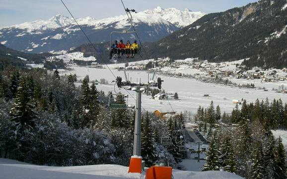Ski lifts Naturpark Weissensee – Ski lifts Naggler Alm – Techendorf (Weissensee)