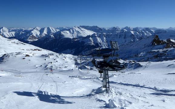 Adula Alps: size of the ski resorts – Size Vals – Dachberg