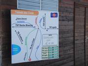 The boards at the valley stations also display the slope openings.