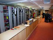 Ski rental stations at Arber