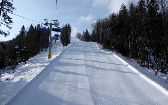 Ski resorts for advanced skiers and freeriding Silesian Beskids (Beskid Śląski/Slezské Beskydy)  – Advanced skiers, freeriders Szczyrk Mountain Resort